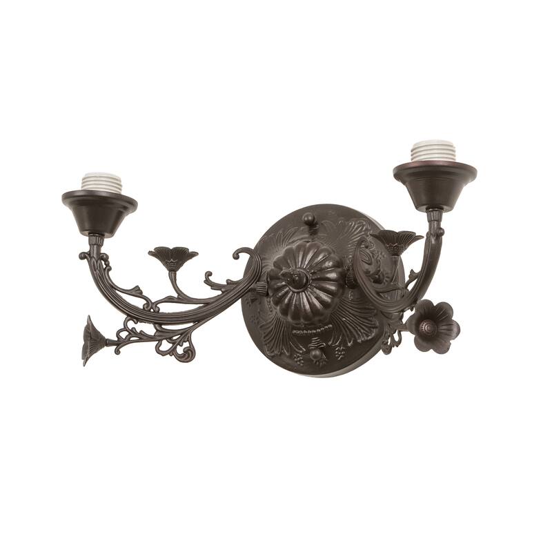 16"W Victorian 2 LT Wall Sconce Hardware