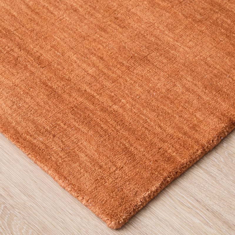 Grand Bazaar Celano Hand Woven Solid Modern Area Rug