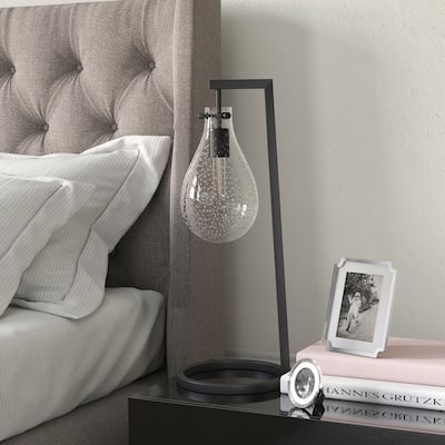 Carson Carrington Salabacke Seeded Glass Table Lamp