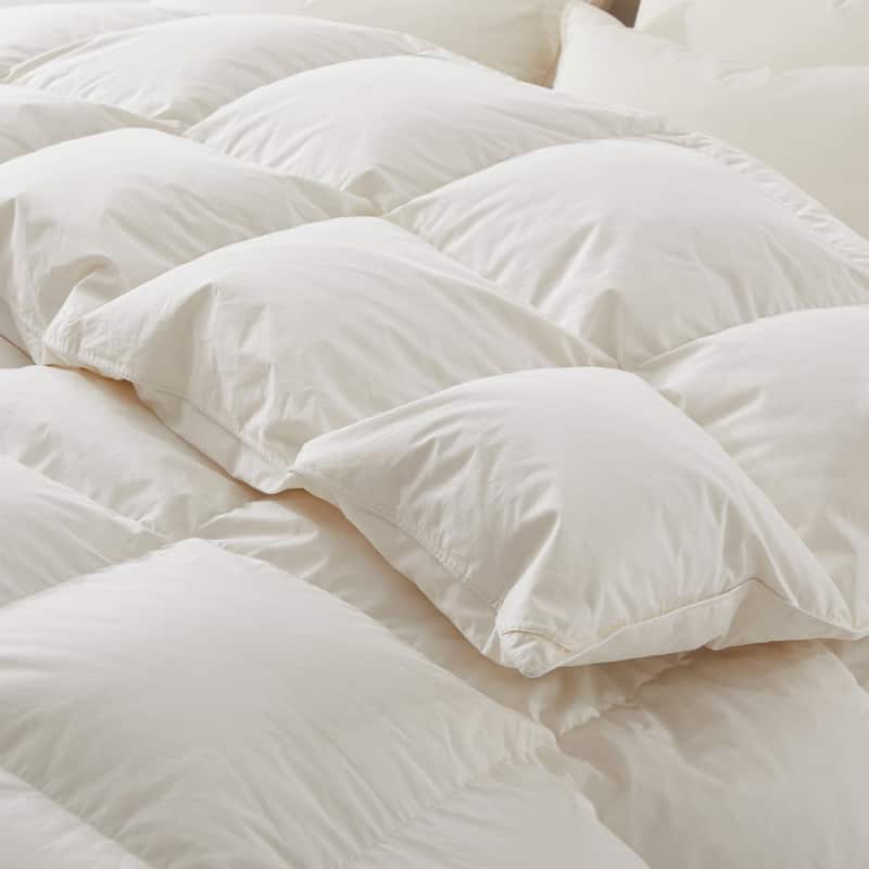 Luxurious 800 Fill Power 100% Organic Cotton Down Comforter Duvet Insert