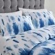 preview thumbnail 8 of 11, Tie Dye Blue Cotton Printed Comforter Set by CosmoLiving