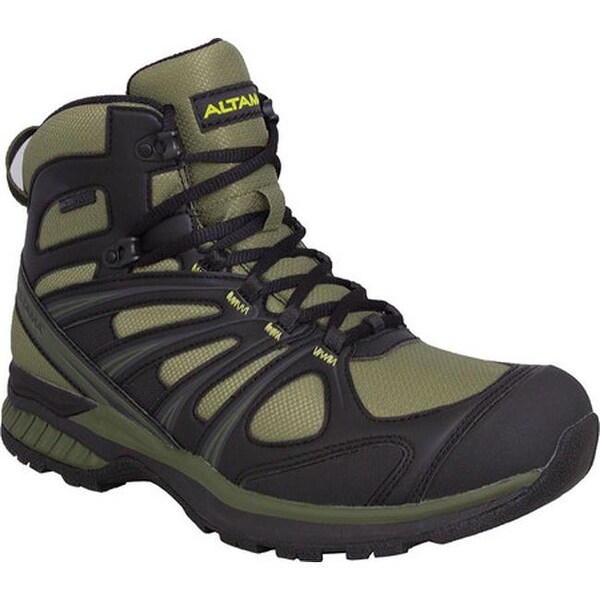 Shop Altama Footwear Men's Abootabad Trail Mid Waterproof Boot Hunter Green Nylon Mesh