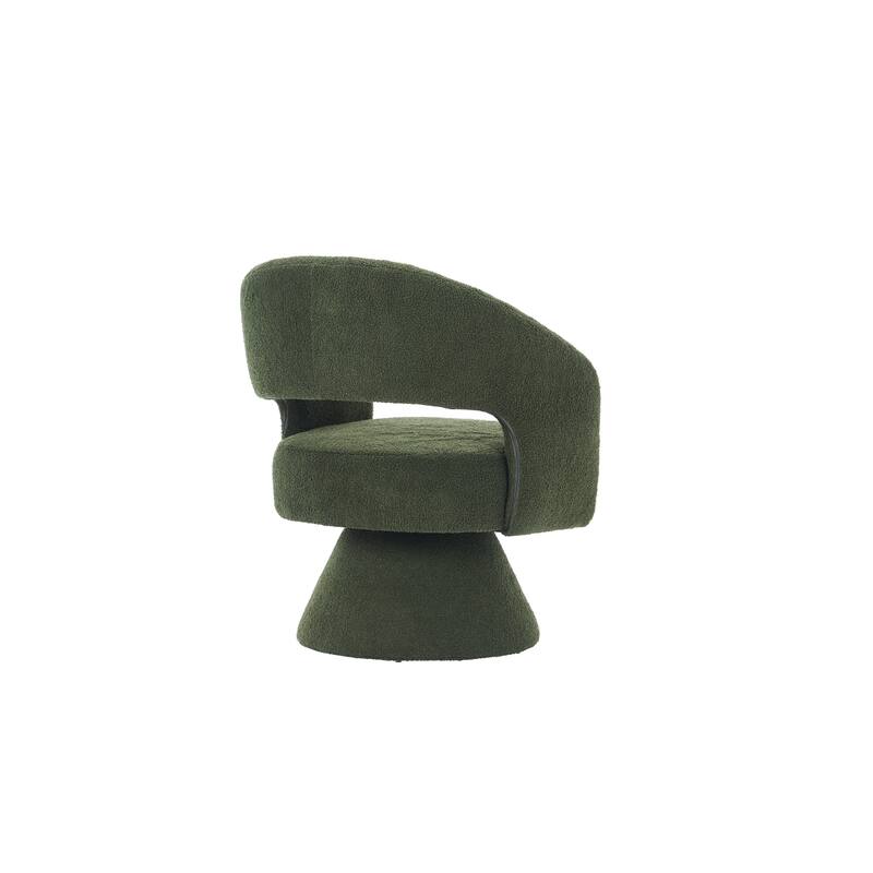 Round Barrel Chair in Fabric