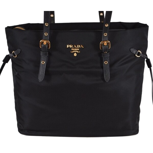 prada nylon shopper tote
