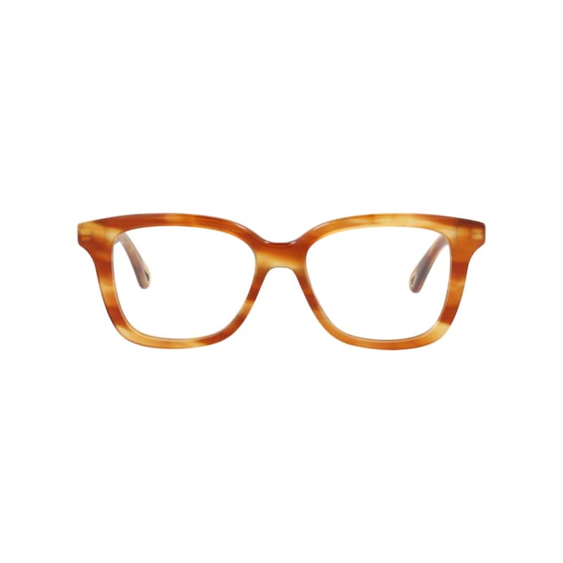Chloé Square-Frame Bio Acetate Optical Frames - Havana Havana Transparent - Multi