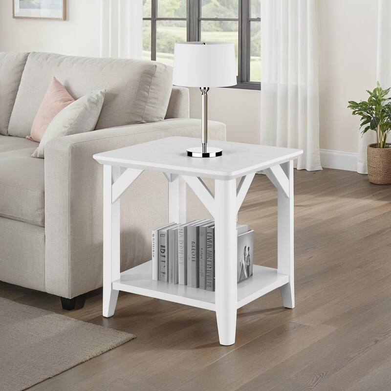 Convenience Concepts Winston End Table with Shelf