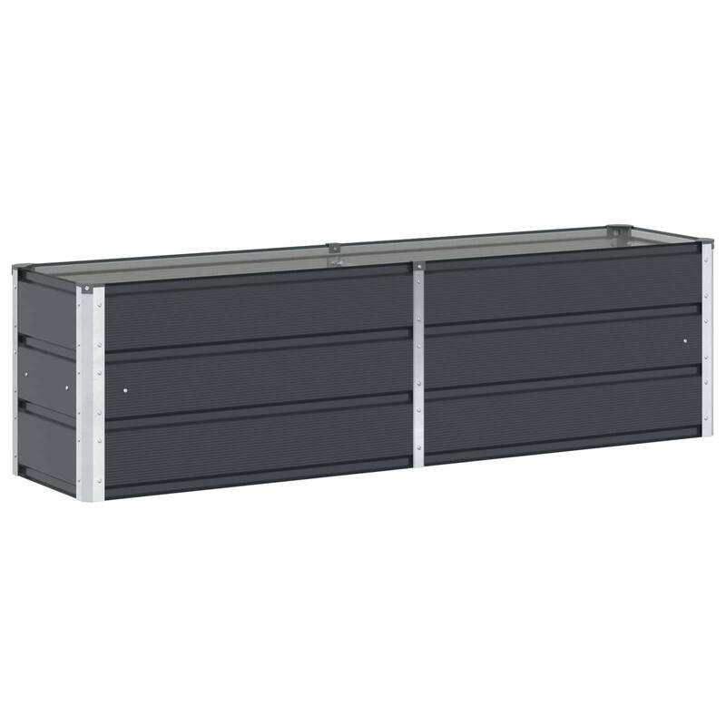 vidaXL Planter in Steel - 39.37 x 15.75 x 17.72"