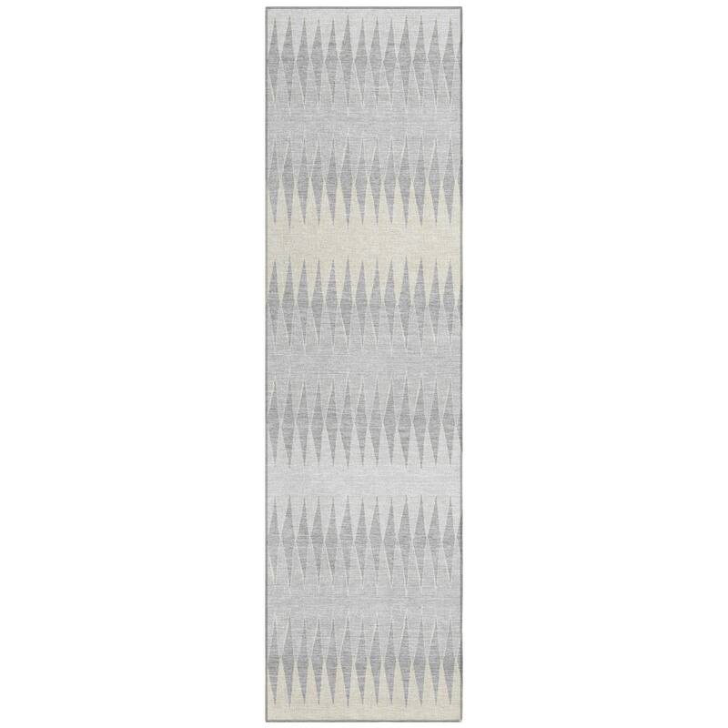 Machine Washable Indoor/ Outdoor Chantille Contemporary Geo Rug
