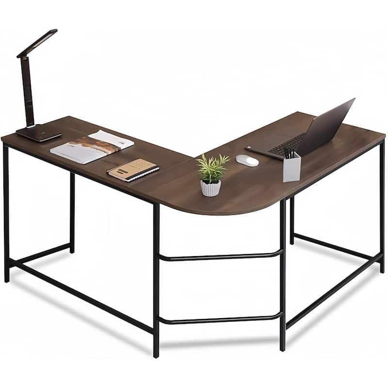 Caffoz Home Office Desk with 2 Drawers 40-Inch Writing Computer Desk, Compact Workstation for Study & Small Spaces