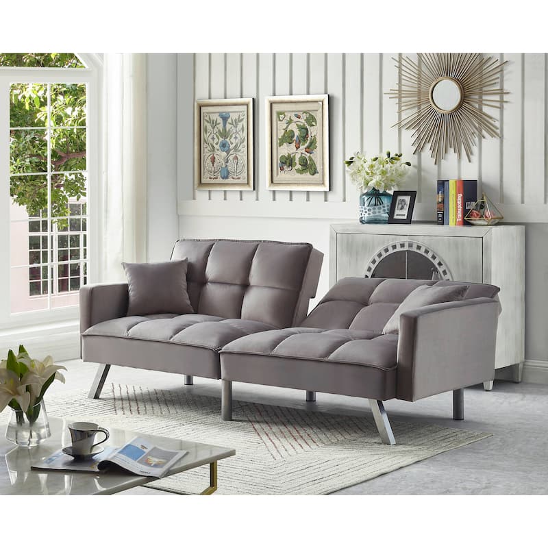Comfortable Velvet Sleeper Sofa Bed by Legend Furniture