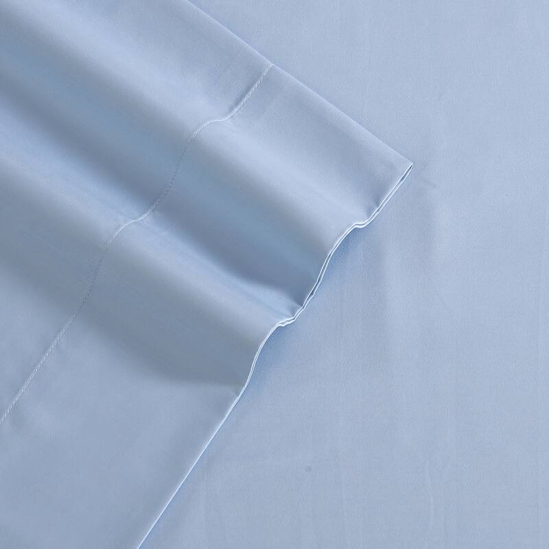 Laura Ashley T800 Cotton Sateen Solid Sheet Set