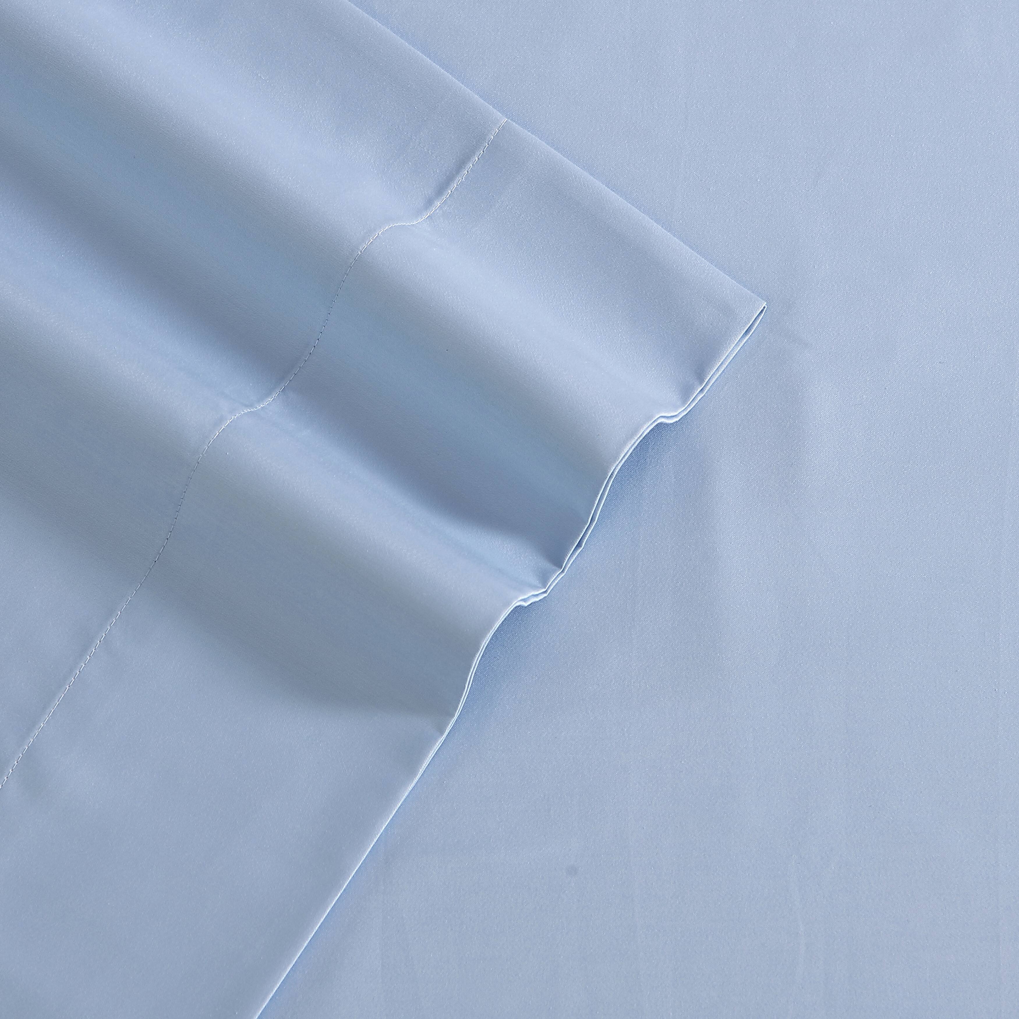 Laura Ashley T800 Cotton Sateen Solid Sheet Set On Sale Bed Bath
