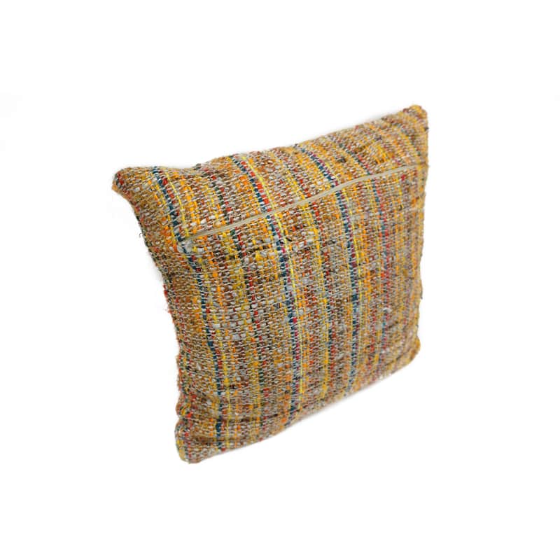 Home&Manor Wendy Hand Spun Silk Pillow 20"