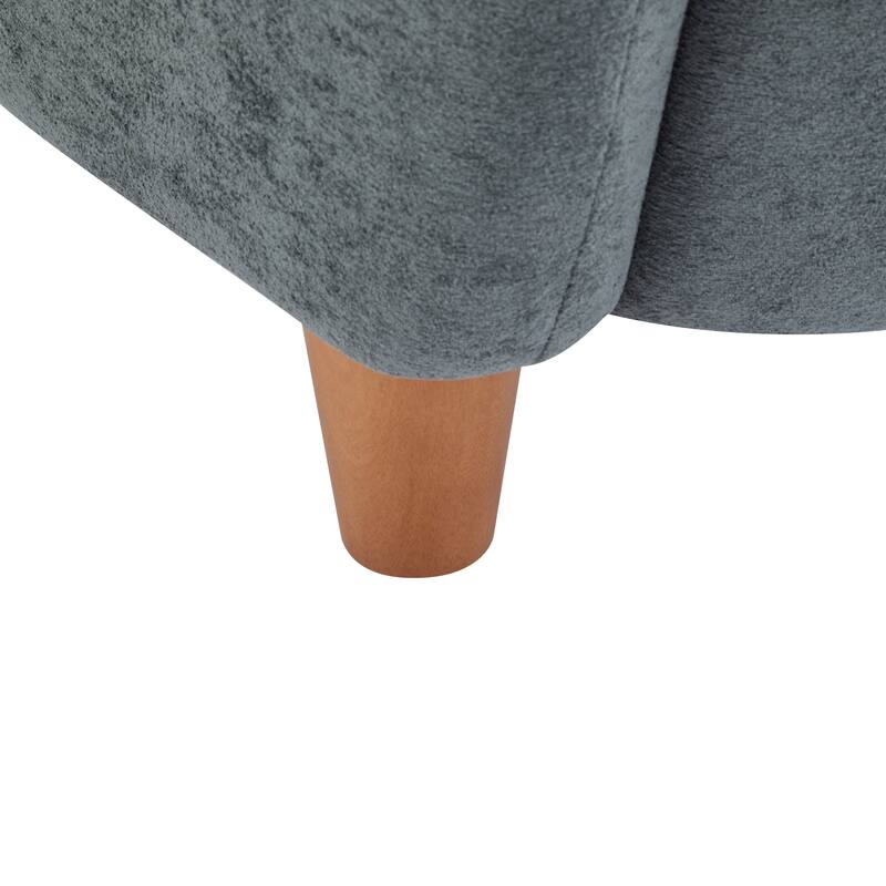 Roomfitters Lucia Wingback Armchair, Cozy Modern Accent Chair for Living Room and Bedroom