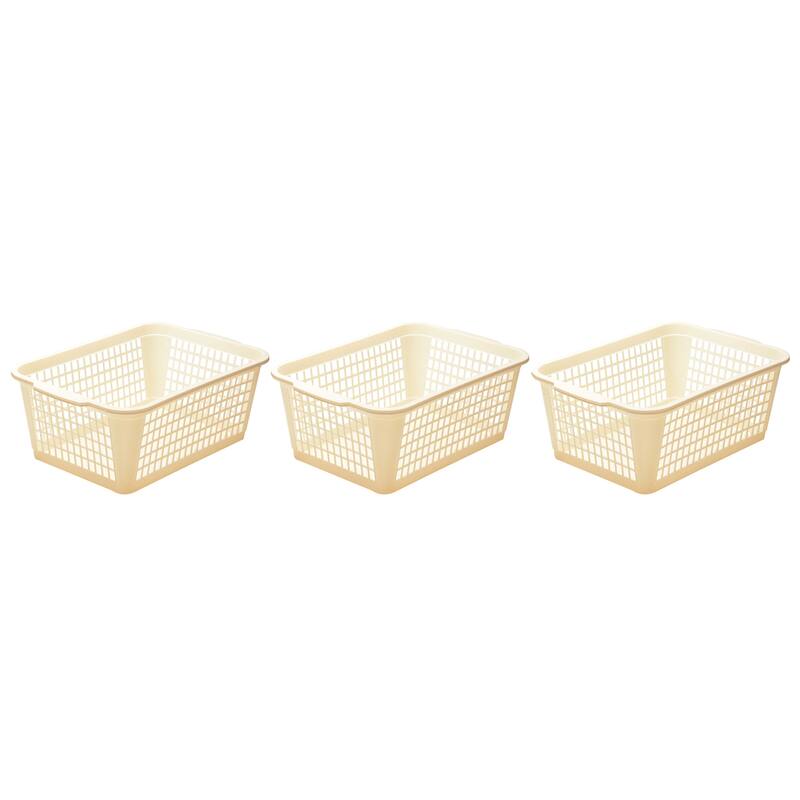 YBM Home Large Plastic Storage Basket for Organizing