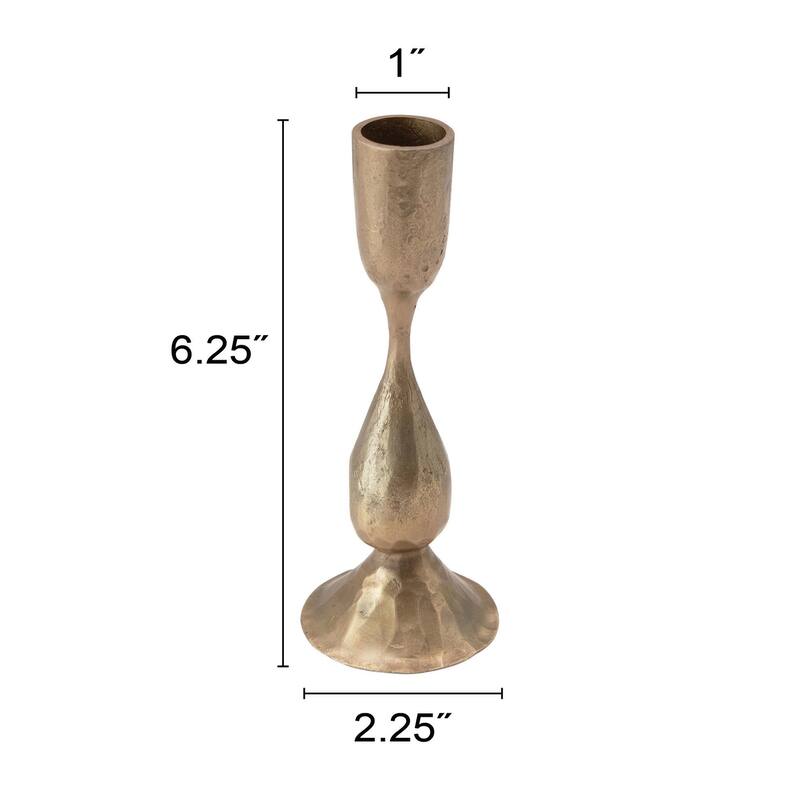 Hand-Forged Metal Taper Holder