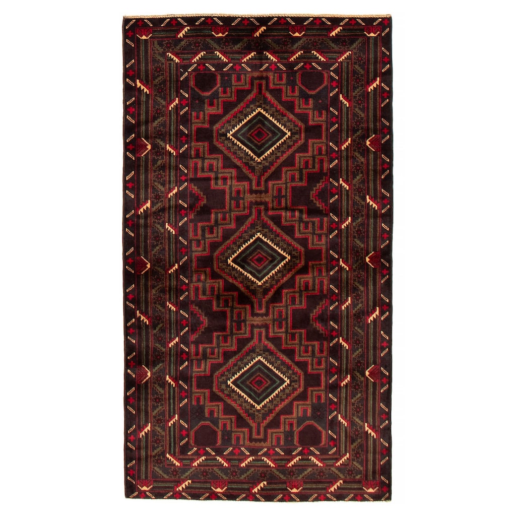 Teimani Brown Rug 3'7" x 6'9" - 3'7 x 6'9