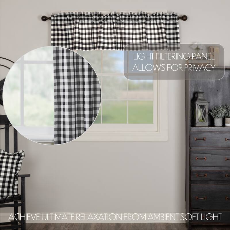 Annie Buffalo Check Valance