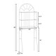 preview thumbnail 4 of 4, 3 Tier Over Toilet Storage Rack Bathroom Organizer with Metal Shelf