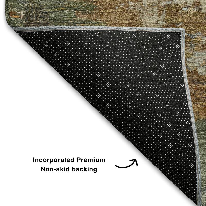 Premium Washable Super Soft Abstract Contemporary Mayfield Rug