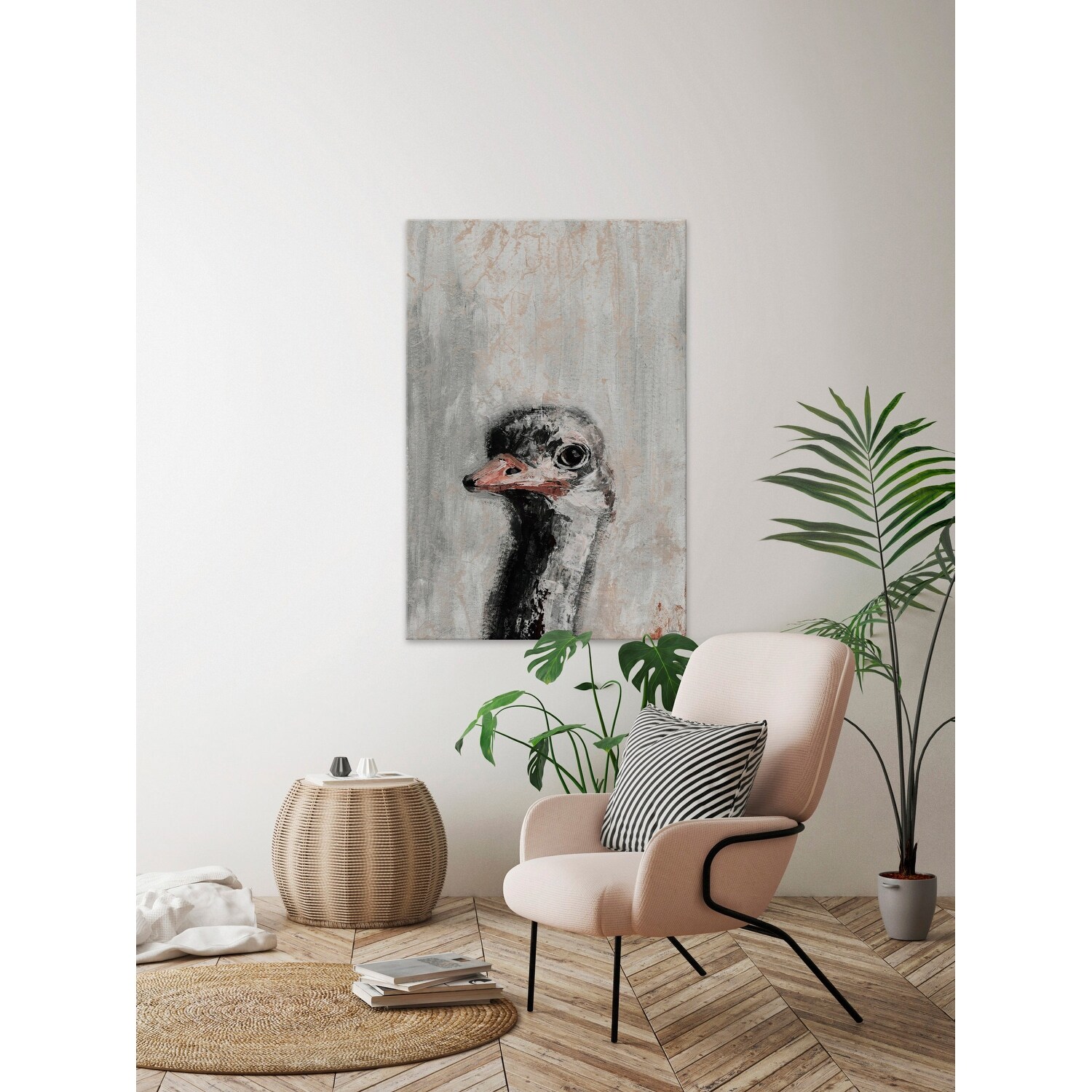 Shop Marmont Hill Mh Julpek 5048 C 45 45 X 30 Ostrich You Cute