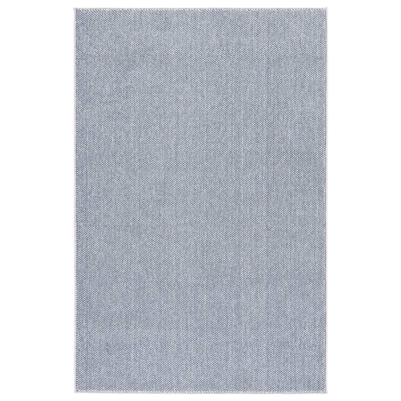 SAFAVIEH River Alcie Contemporary Solid Rug - 3' x 5' - Blue/Ivory