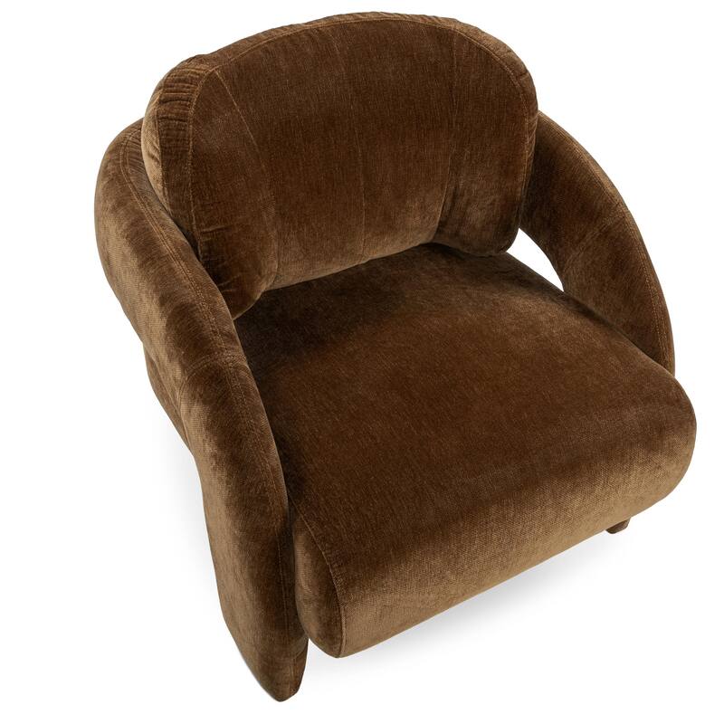 Classic Home Salino Upholstered Fabric Lounge Accent Chair