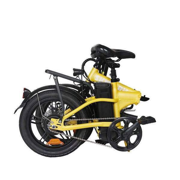nakto skylark folding electric bicycle 36V 250W 16" and the premium paint finish on it will definitely turn heads WHITE FOLDING ELECTRIC BICYCLE WITH