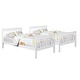 preview thumbnail 7 of 5, White Slatted Headboard Twin/Twin Bunk Bed