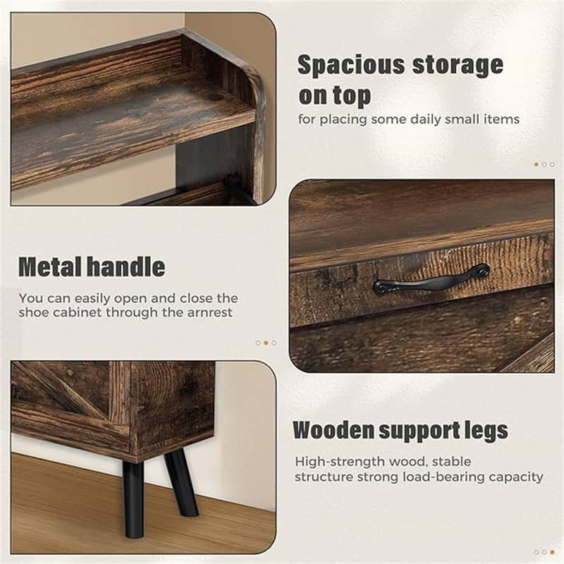 Shoe Rack Organizer - 6.7"D x 23.6"W x 34.6"H