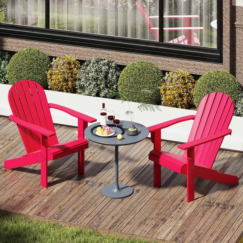 Costway Patio Adirondack Chair with Inclined Seat High Backrest & Wide - See Details