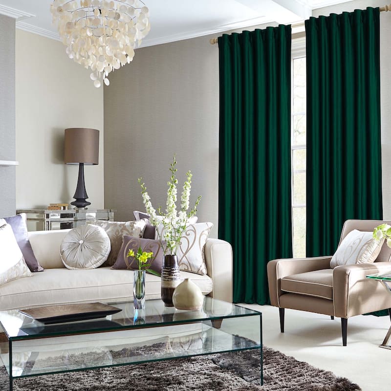 Luxury Velvet Room Darkening Window Curtains - Solid Colors, 2 Panels