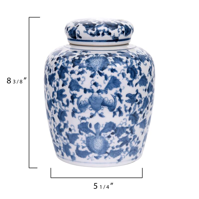 Ceramic Ginger Jar with Lid