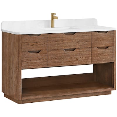 Miseno MV-HARB55-GW Harbin 54" Free Standing Single Basin Vanity Set