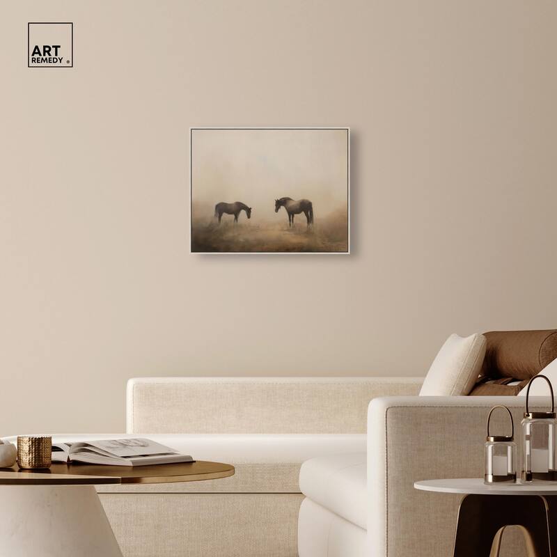 Equine Duo II Canvas by Art Remedy