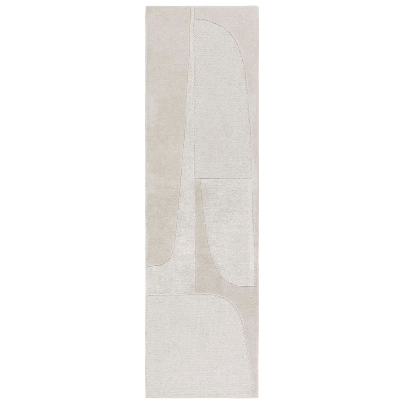 SAFAVIEH Handmade Fifth Avenue Sibinka Mid-Century Modern New Zealand - 2' 3" x 8' - Grey