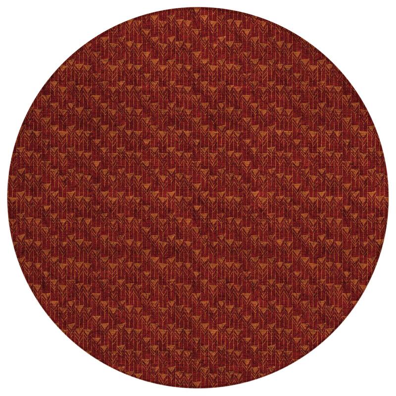 Lari Abstract Shapes Weather Resistant Versatile Elegance Outdoor Rug
