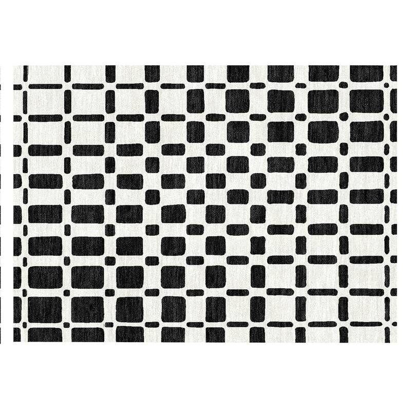 Machine Washable Indoor/ Outdoor Chantille Contemporary Geo Rug