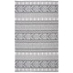 preview thumbnail 51 of 53, SAFAVIEH Augustine Serap Contemporary Cotton Rug 5' x 7'7" - Light Grey/Anthracite - Rectangle