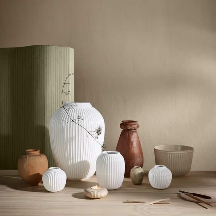 Kähler Hammershøi Vase, White