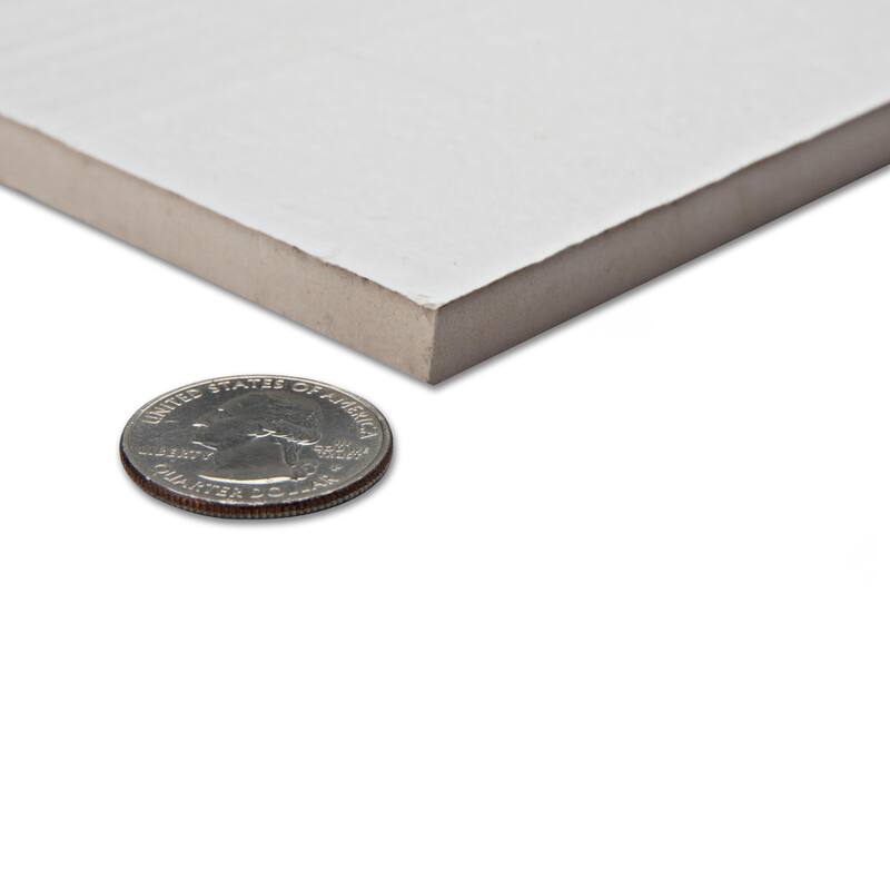 Merola Tile Lumiere Strate Blanco 11-3/4" x 35-3/8" Ceramic Wall Tile