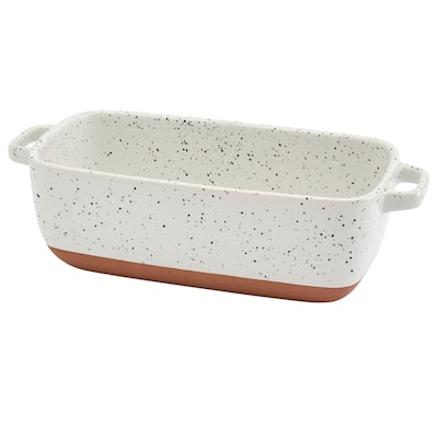 Denmark Tools for Cooks Speckled Stoneware 1.7Qt Loaf Pan
