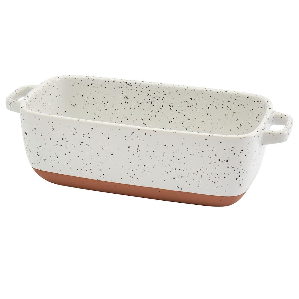 Denmark Tools for Cooks Speckled Stoneware 1.7Qt Loaf Pan