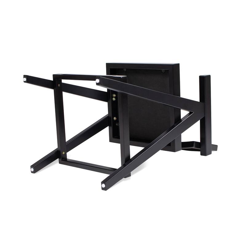 Modern Resin Webbing Back Bar Stool with Arms