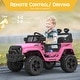 preview thumbnail 20 of 33, Kids 12V Electric Ride-On Truck - Remote Control, LED Lights, Spring Suspension, Safety Seat Belts, 2 Speeds for Outdoor