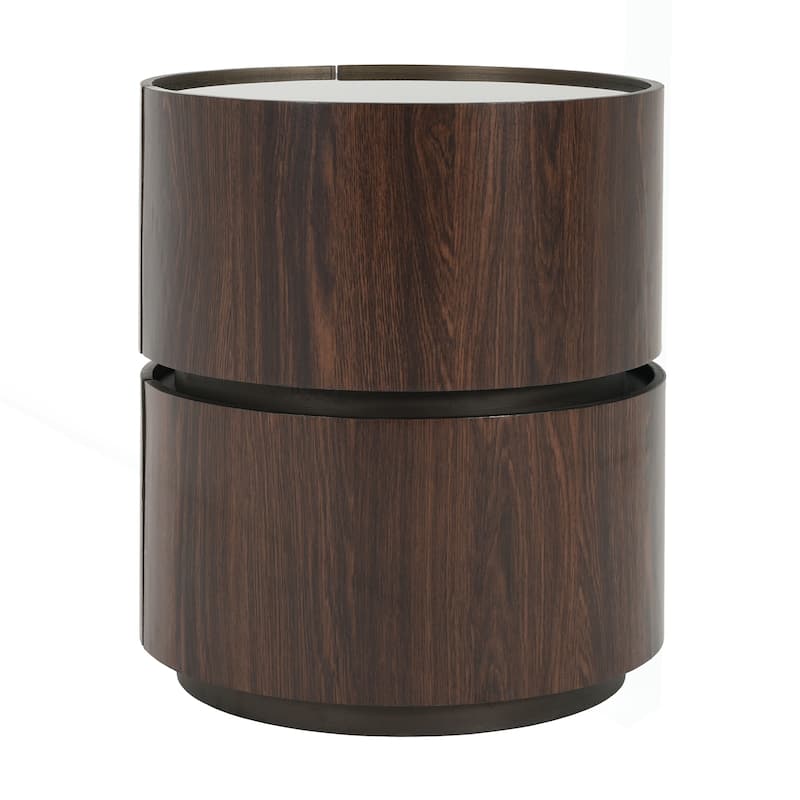 Chic Double-Layer Storage Side Table with Modern Design for Versatile Use