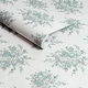 preview thumbnail 3 of 2, Shabby Chic by Rachel Ashwell Rose Blossom Teal Wallpaper