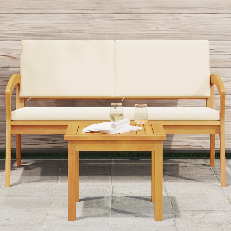 vidaXL Coffee/Side Table Solid Wood Acacia