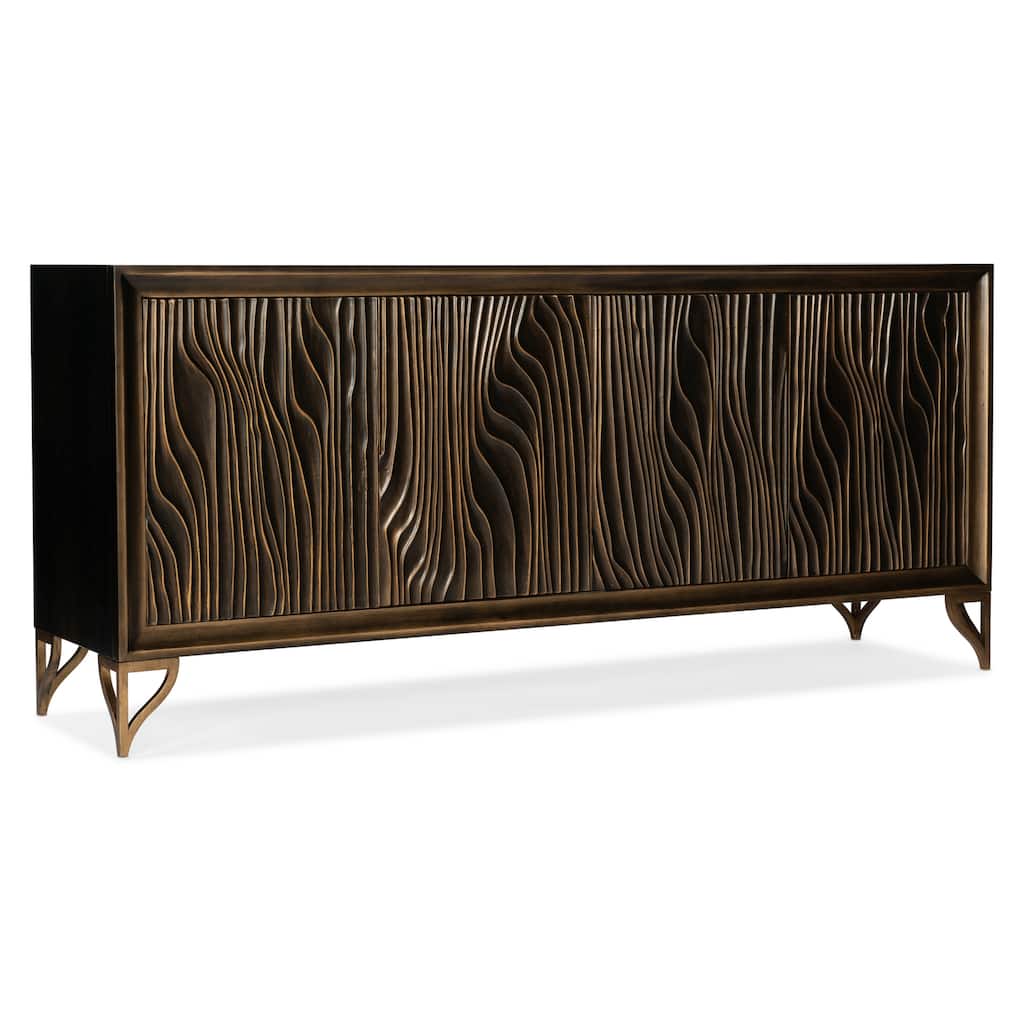 Hooker Furniture 628-55005 76" Wide Maple Wood TV Stand