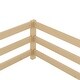 preview thumbnail 65 of 70, Full Size Montessori Floor Bed with Safety Fence, Solid Pine Wood Frame, Kids Low-Profile Bed for Boys and Girls, Easy Assembly